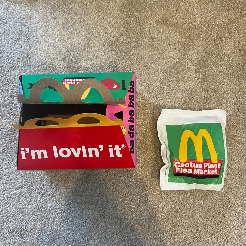Cactus Plant Flea Market SEALED McDonald’s toy